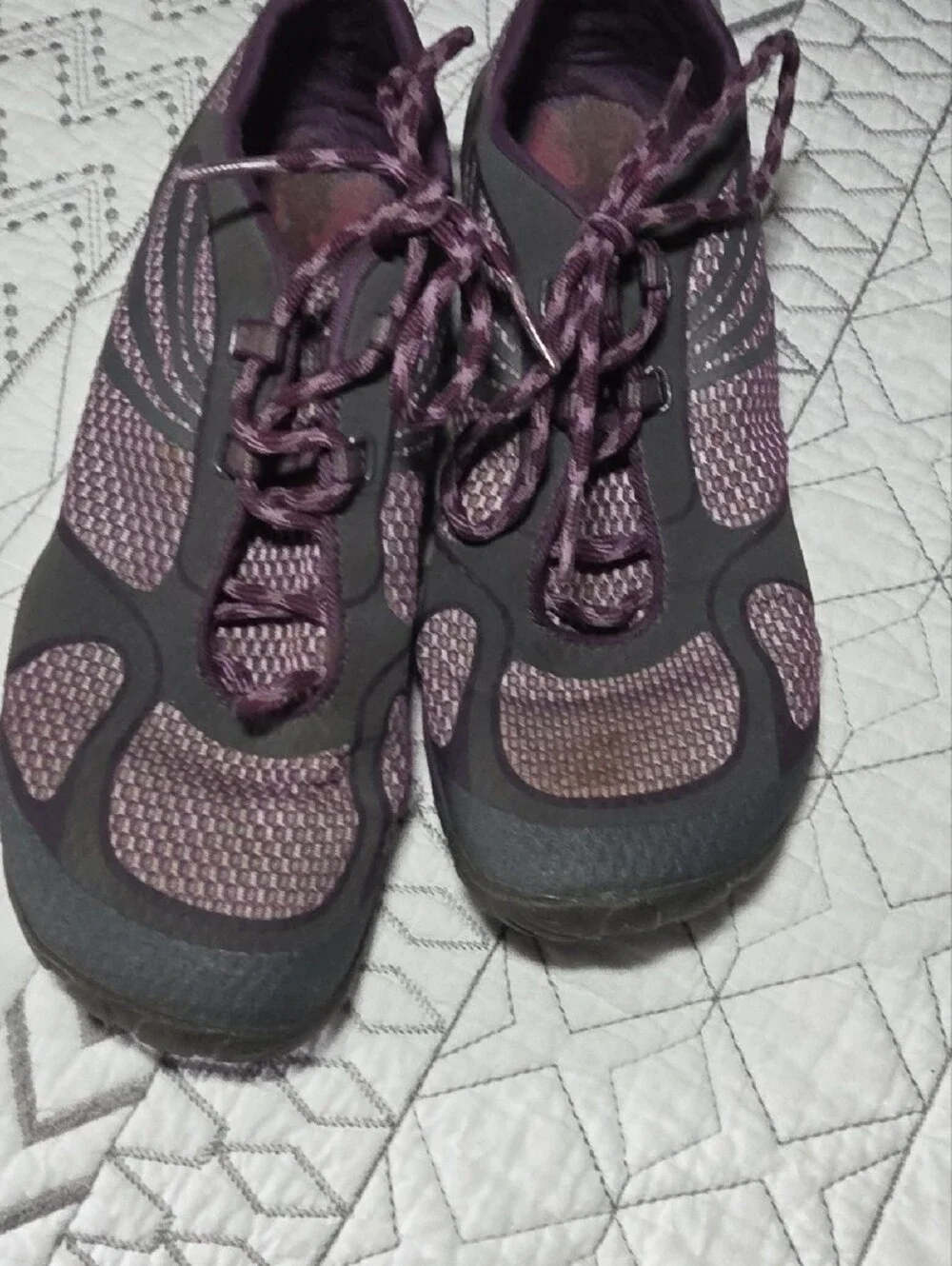 Merrell Women's Plum Purple Lace-Up Minimalist Vibram
